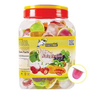 Dolphin-Jelly Assorted-16gx100pcs-Jar